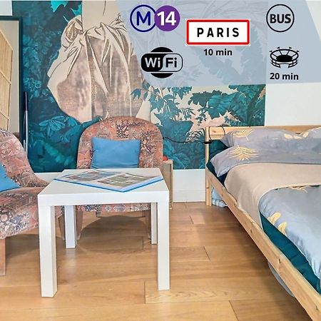 Le Chic Audonien - Cozy Nest Before Gates Of Paris - Access From Cdg & Orly Airports - Wi-Fi - Smart Tv Appartement Saint-Ouen  Buitenkant foto
